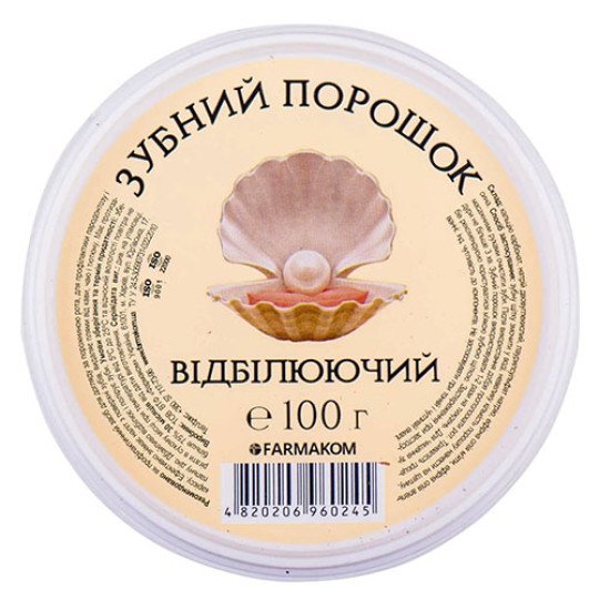 Зубной Порошок Отбеливающий 100г