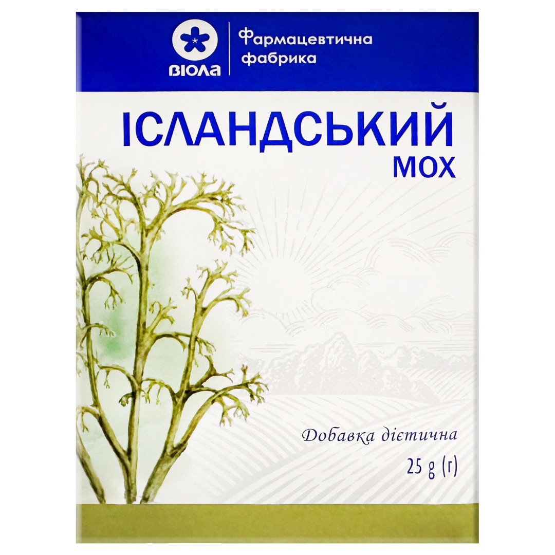 Ісландський мох (Cetraria islandica) 25g/0.9 Oz