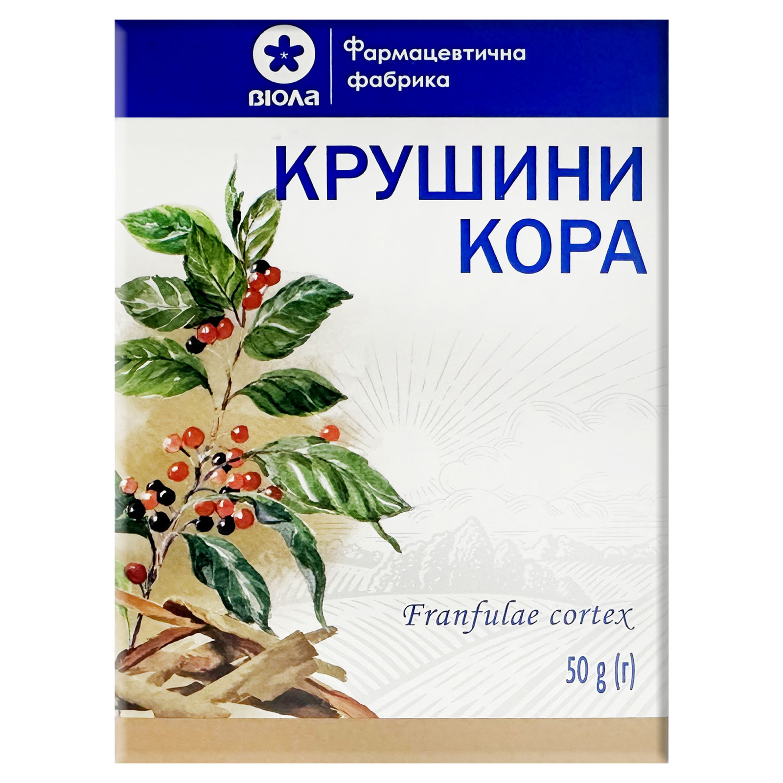 Кора крушини ламкої (Frangula alnus) 50g/1.8 Oz