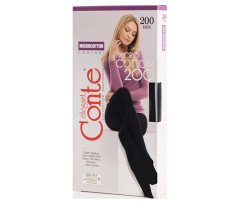 Колготки женские Conte Microcotton 200 Den Nero