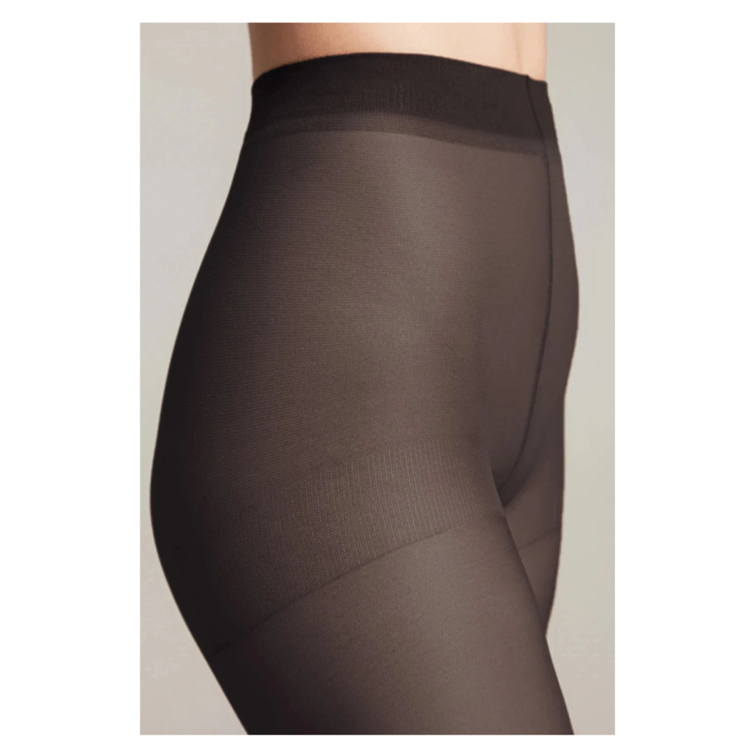 Прозорі колготки Conte Nuance 20 Den Nero, 5