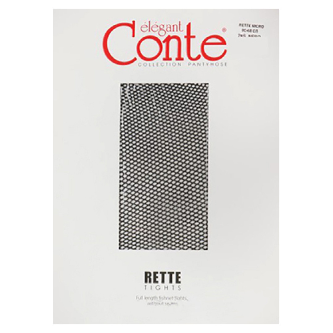 Прозорі панчохи Conte Rette Micro Bronz, 4