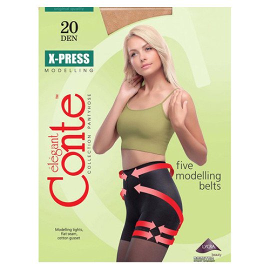 Conte sheer pantyhose X-Press 20 DenКолготки женские Conte X-Press 20 Den Shade, 3 Conte sheer pantyhose X-Press 20 DenКолготки женские Conte X-Press 20 Den Shade, 3
