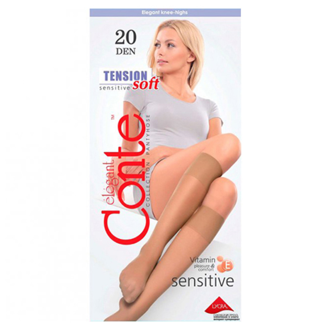 Гольфи Conte Soft 20 Den (1 Pairs) Бронз, 23-25