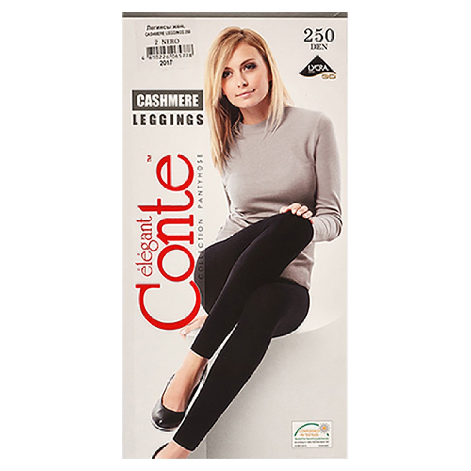 Легінси Conte Cashmere 250 Den Неро, 2