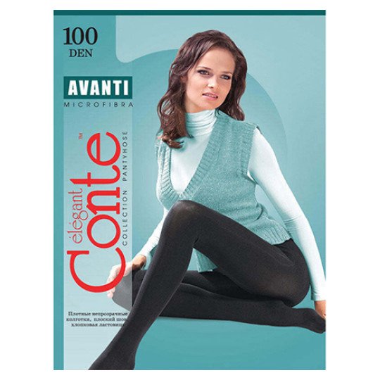 Conte sheer pantyhose Avanti 100 Den Nero