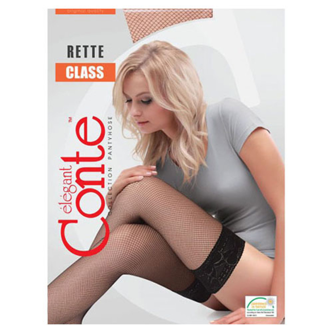 Панчохи Conte Rette-Micro Nero, 1-2