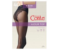 Conte sheer pantyhose Bikini 40 Den Natural
