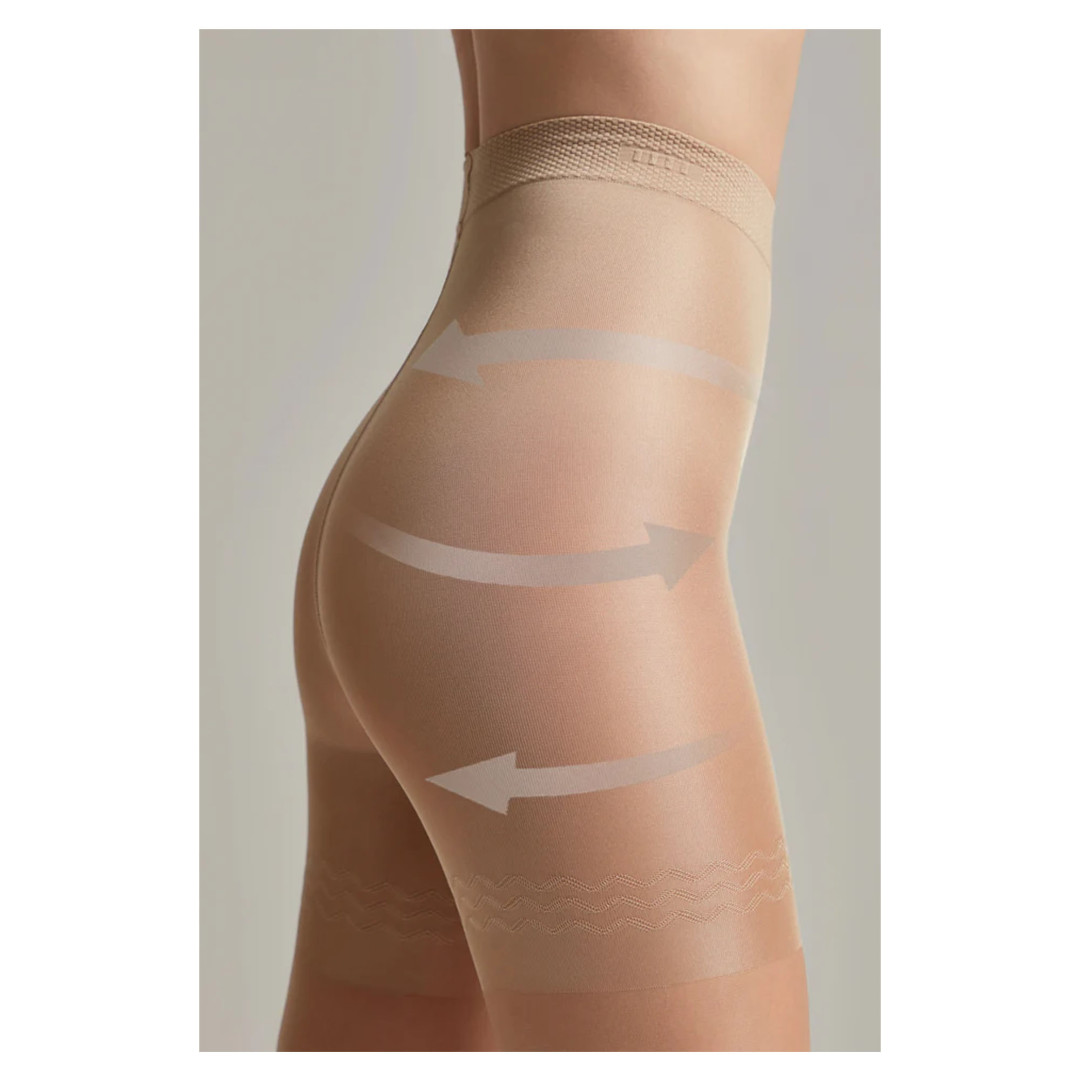 Прозорі панчохи Conte Control 20 Den Natural, 3