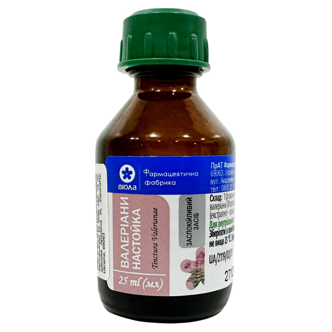 Рідкий екстракт валеріани (Valeriana officinalis) 25ml/0.85 Fl Oz - Viola
