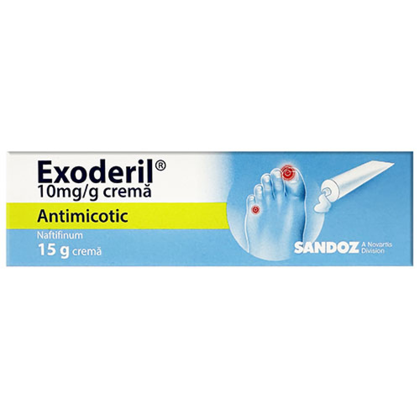 Крем Екзодерил 15g/0.5 Oz