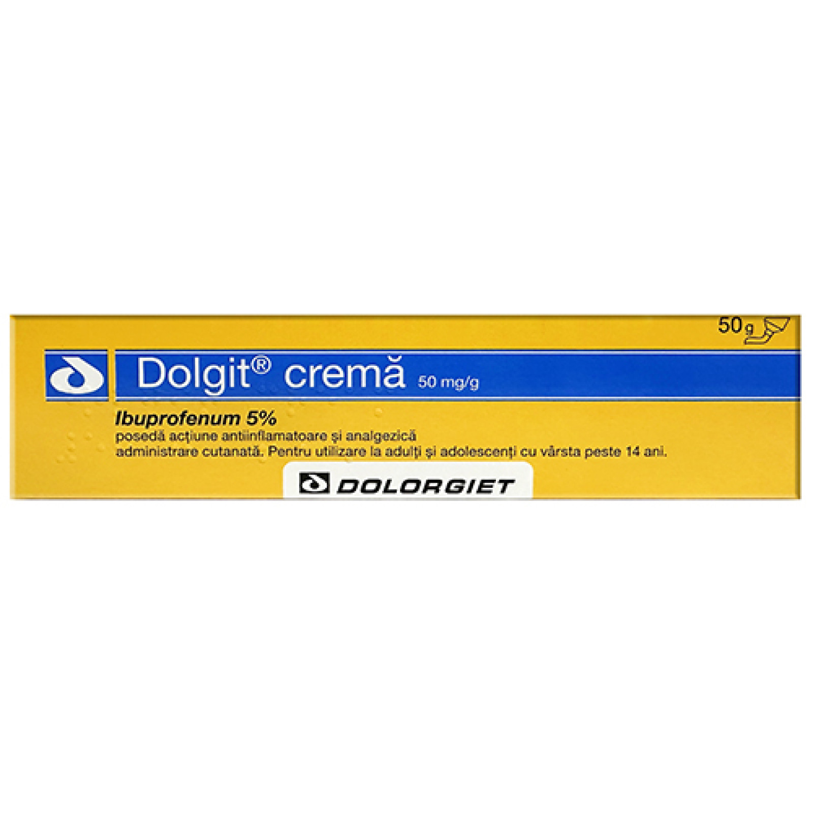 Крем Долгіт 5% 50g/1.76 Oz