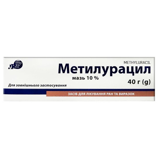 Methyluracil Ointment 10% 40g/1.4 Oz Methyluracil Ointment 10% 40g/1.4 Oz