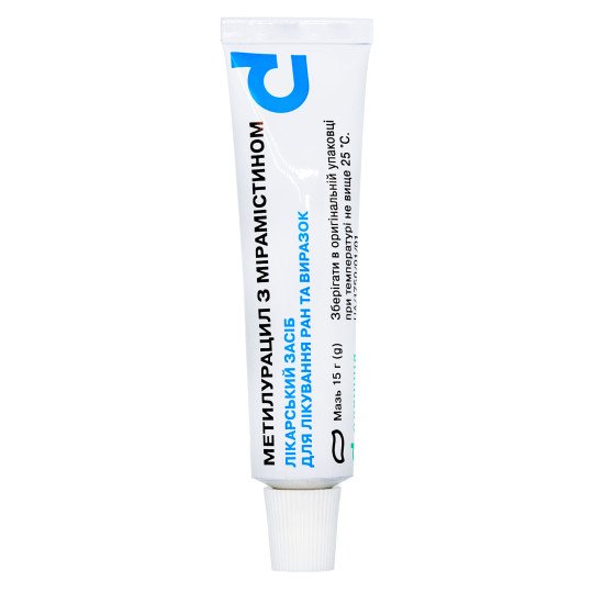 Methyluracil with Miramistin Ointment 15g/0.5 Oz