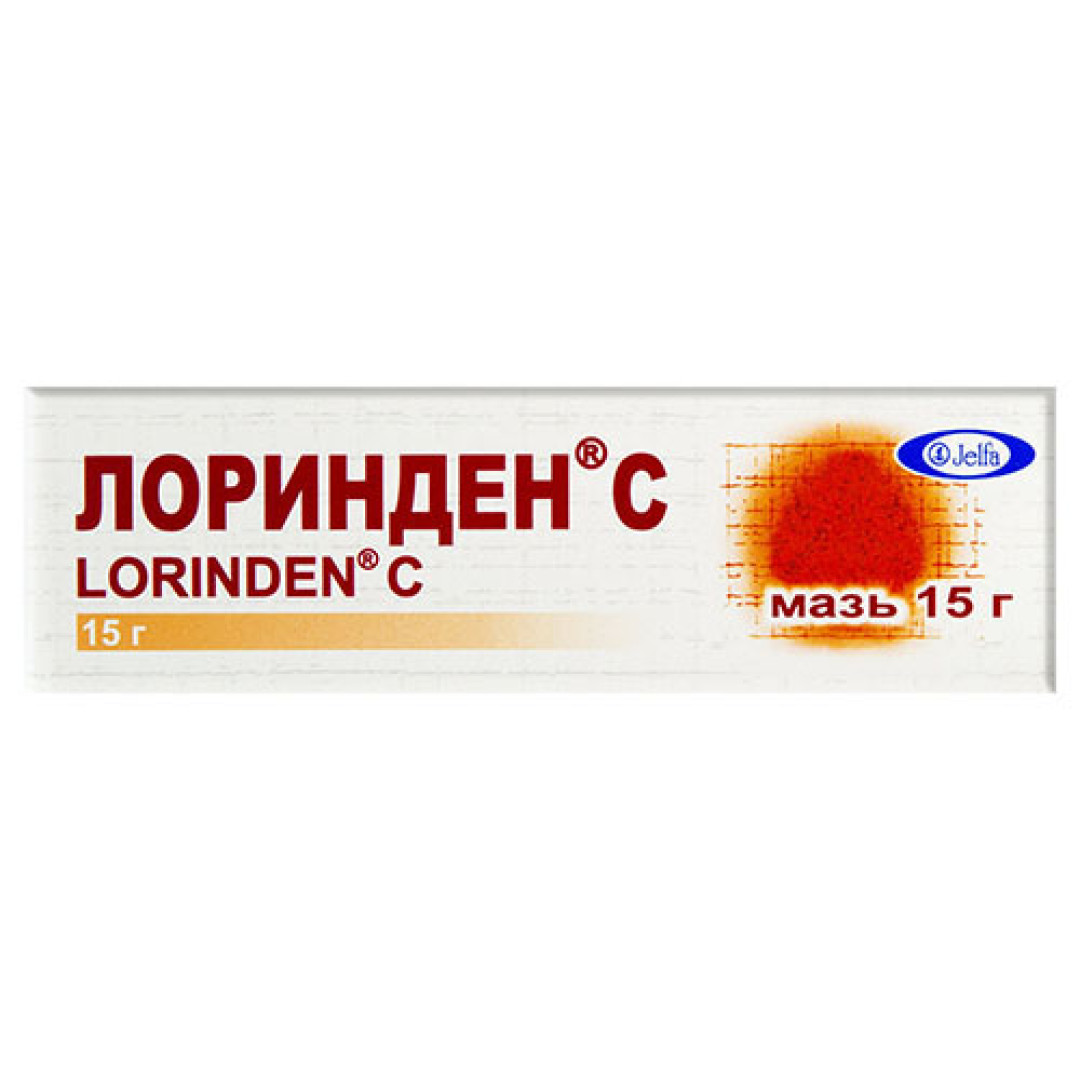 Мазь Лоринден С 15g/0.5 Oz