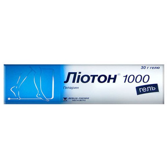 Лиотон 1000 Гель 30г