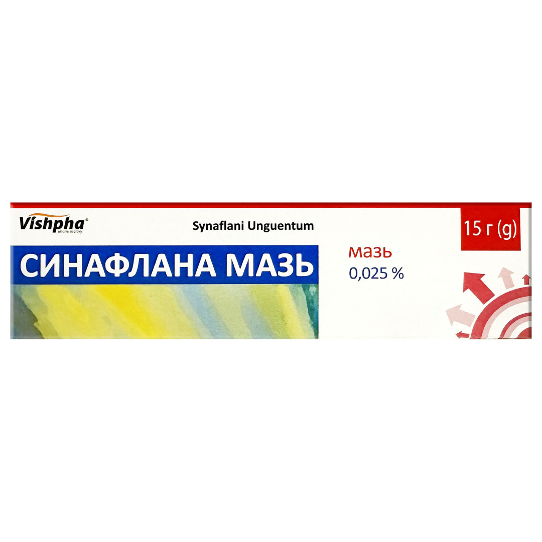 Мазь Синафлан 15g.0.5 Oz - Vishpha