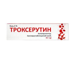 Троксерутин Гель 40г