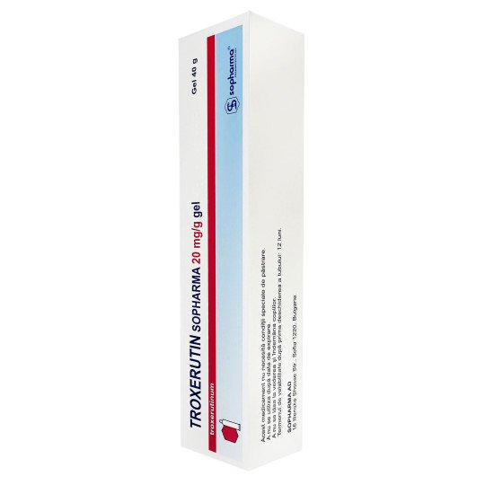 Troxerutin Gel 40g/1.4 Oz - Sopharma