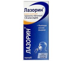 Lasorin Nasal Spray with Eucalyptol, Menthol and Camphor Oil 10ml/0.34 Fl Oz 