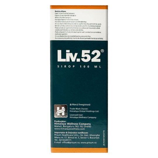 LIV.52 Syrup for Liver Support 100ml/3.4 Fl Oz LIV.52 Syrup for Liver Support 100ml/3.4 Fl Oz