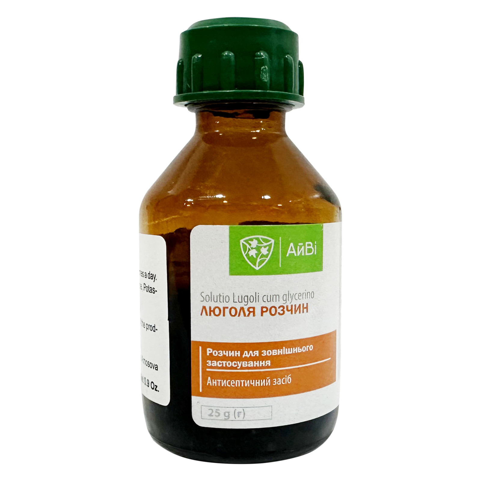 Розчин Люголя 1% з гліцерином - 25g/0.9 Oz