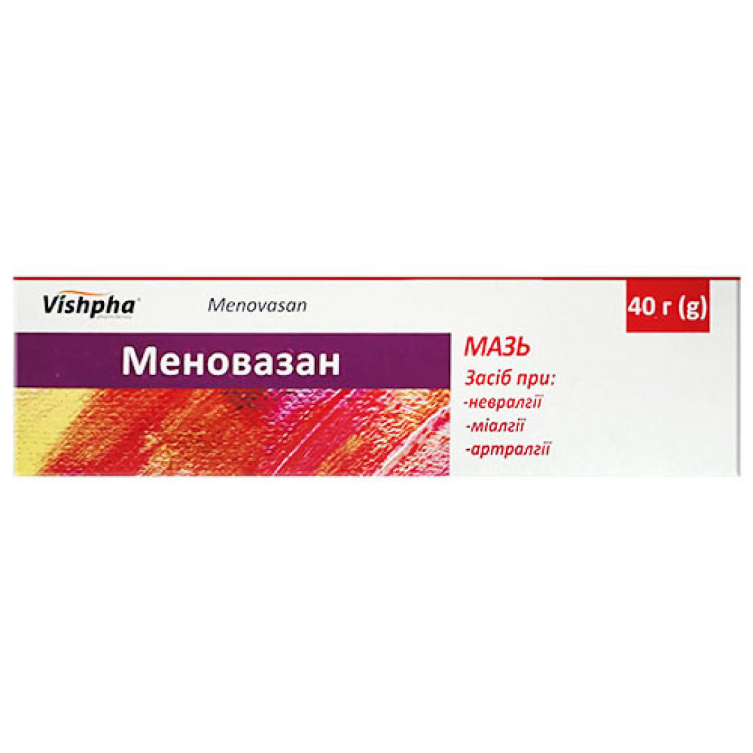 Мазь Меновазин (Меновазин) 40g/1.4 Oz