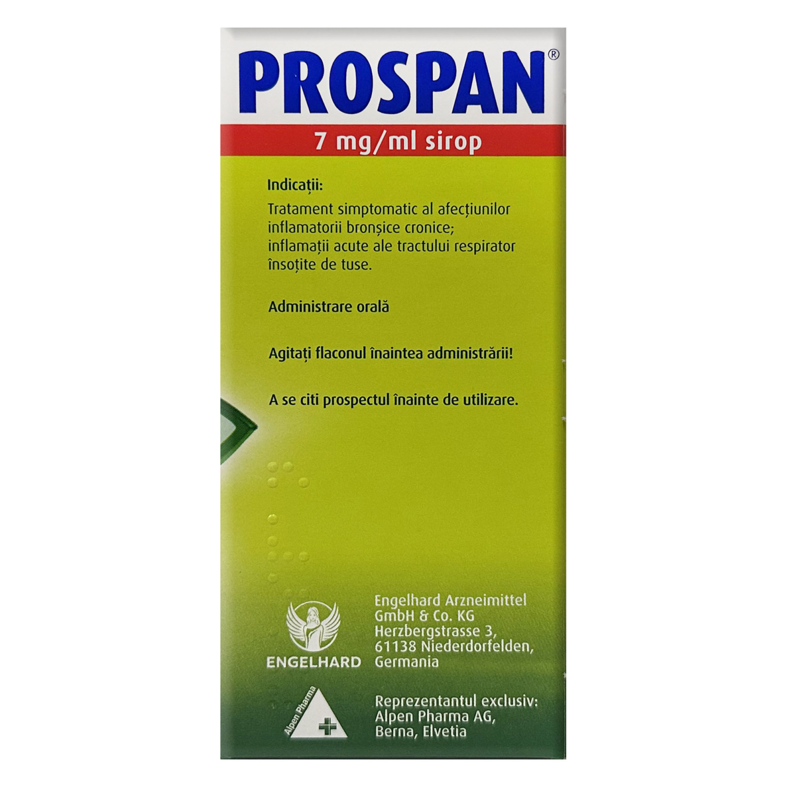 Сироп Проспан 100ml/3.4 Fl Oz