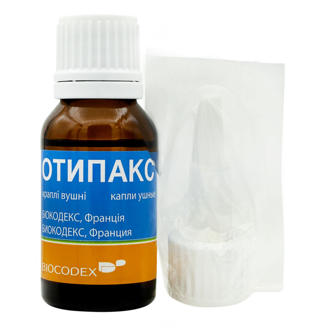 Вушні краплі Отіпакс 16g/0.5 Oz