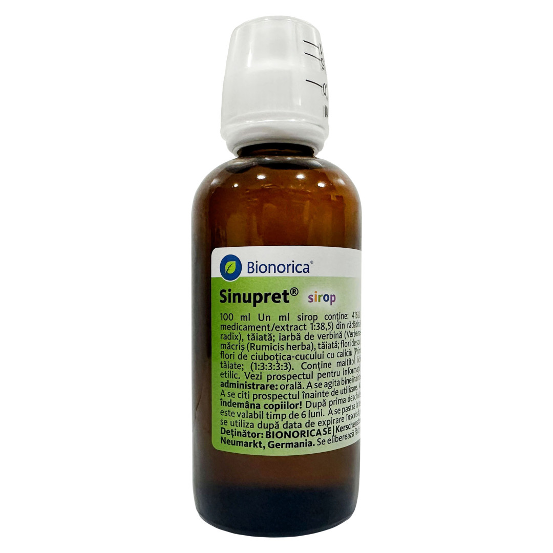 Сироп Sinupret з екстрактами тирличу та бузини 100ml/3.4 Fl Oz