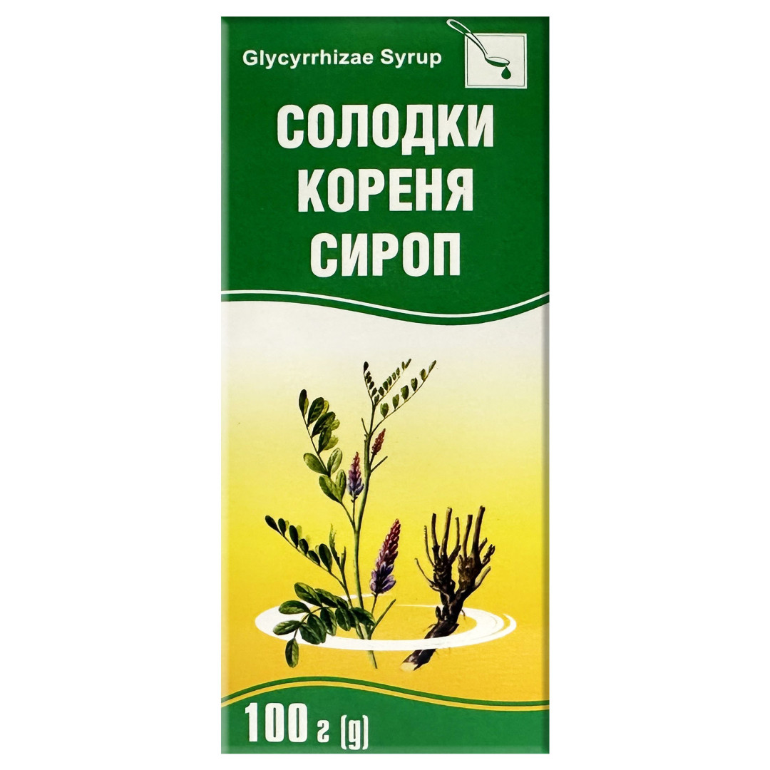 Сироп з кореня солодки (Glycyrrhiza glabra) 100g/3.5 Oz