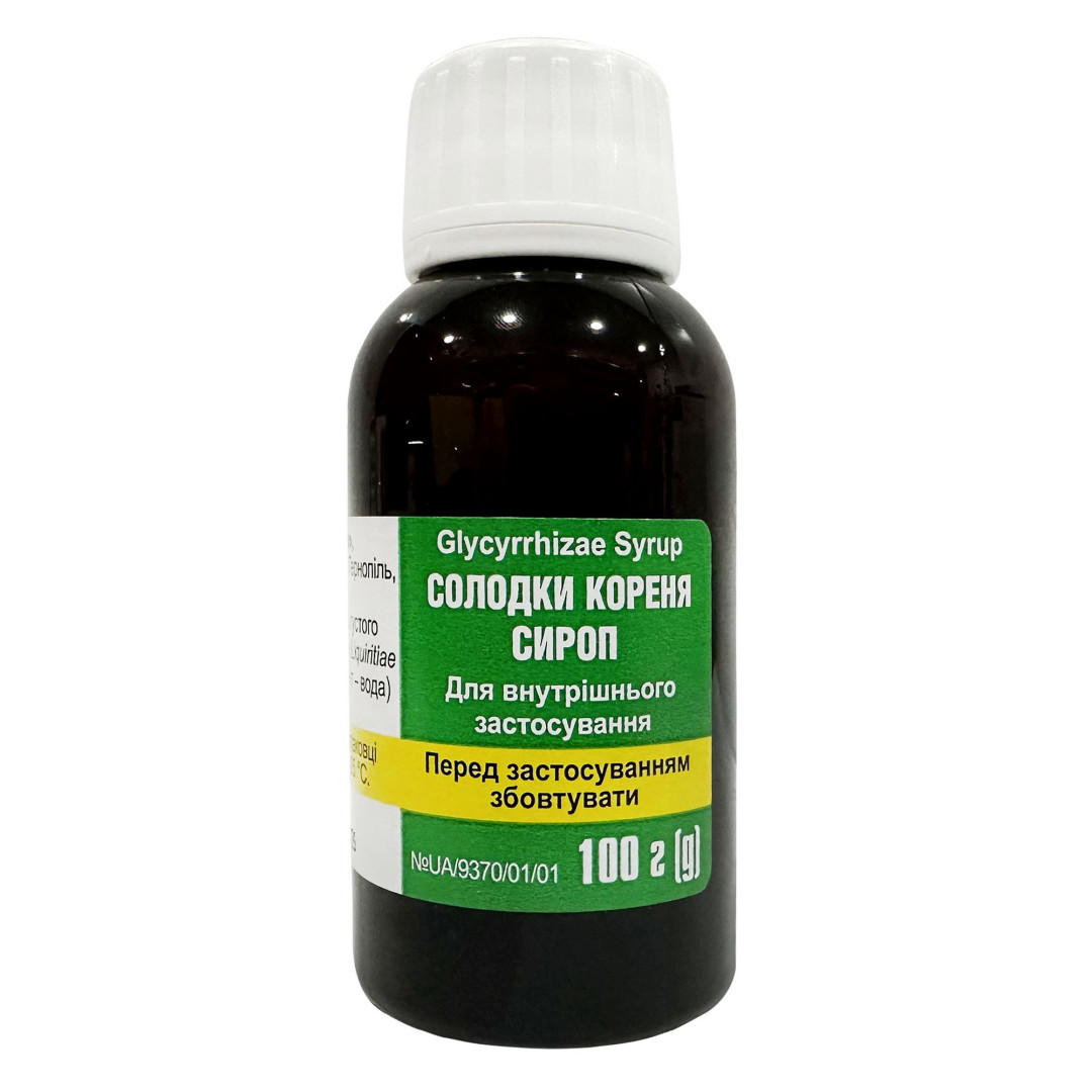 Сироп з кореня солодки (Glycyrrhiza glabra) 100g/3.5 Oz