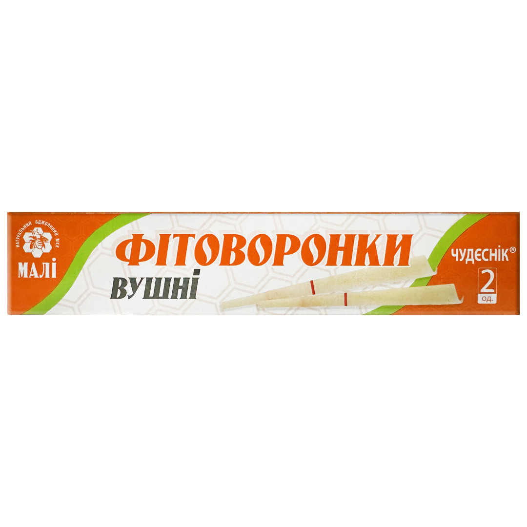 Натуральні свічки з бджолиного воску для очищення вушної сірки для дітей (2 Pieces)