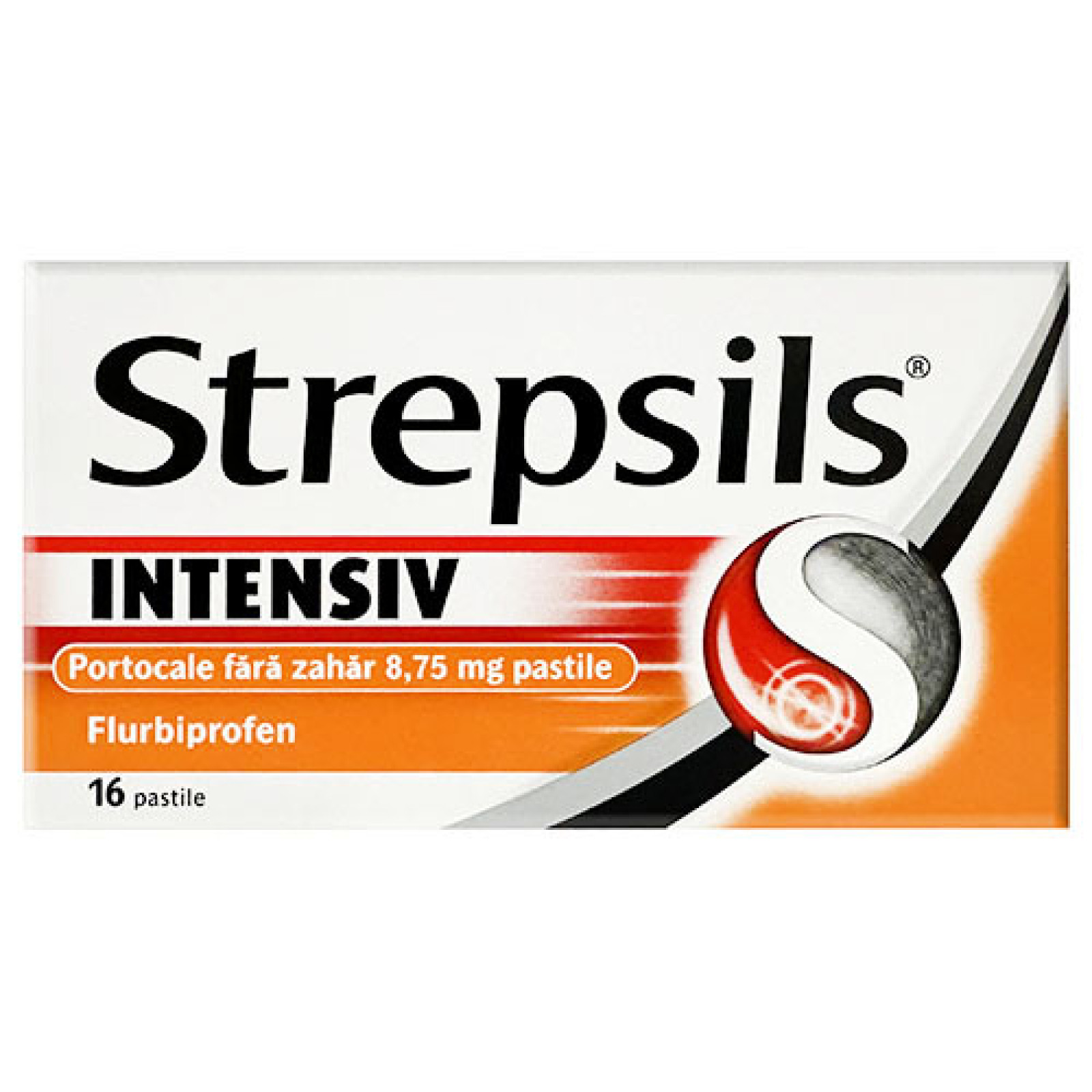 Льодяники Strepsils Intensiv з апельсином (16 Count)