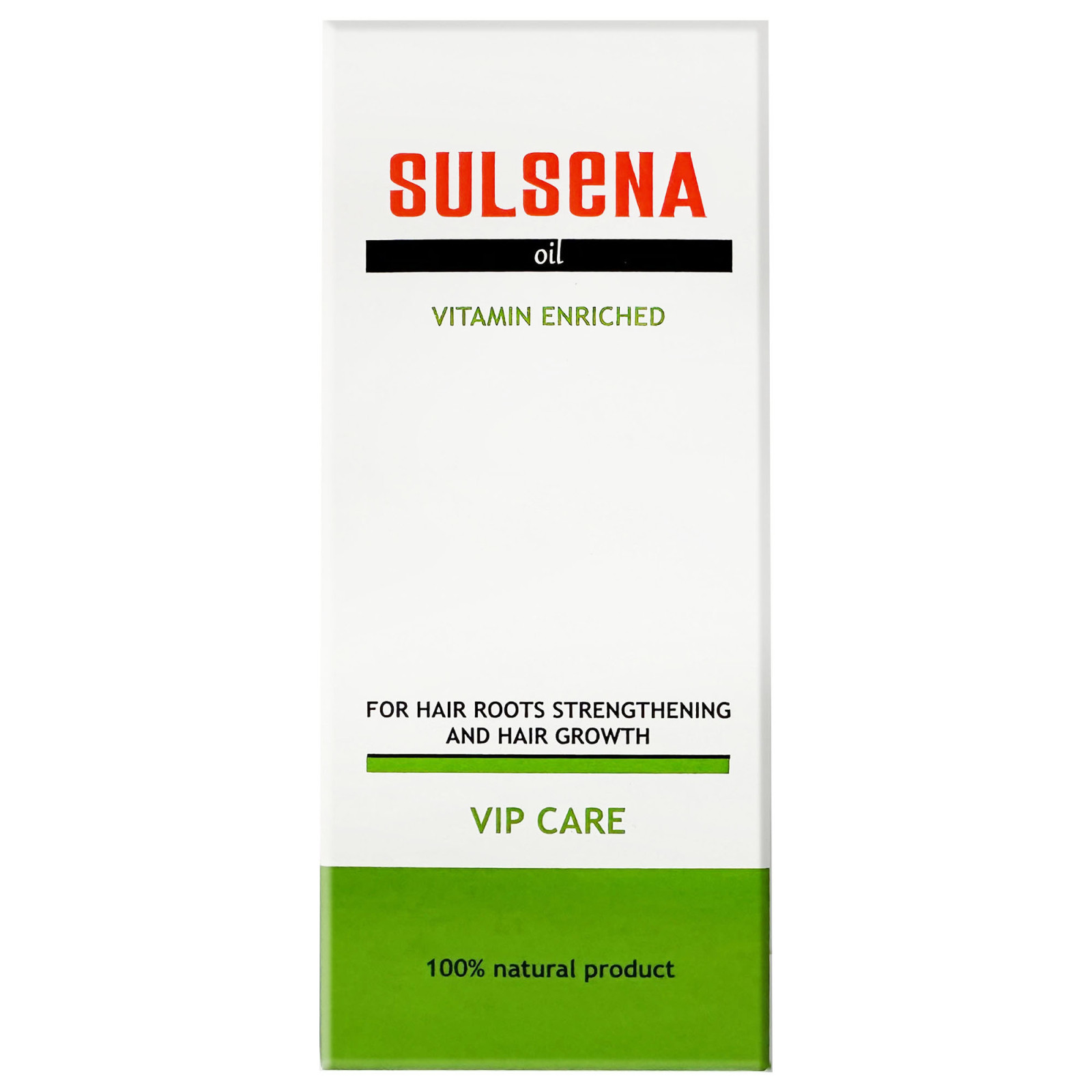 Олія Sulsena, збагачена вітамінами, для росту волосся 100ml/3.4 Fl Oz