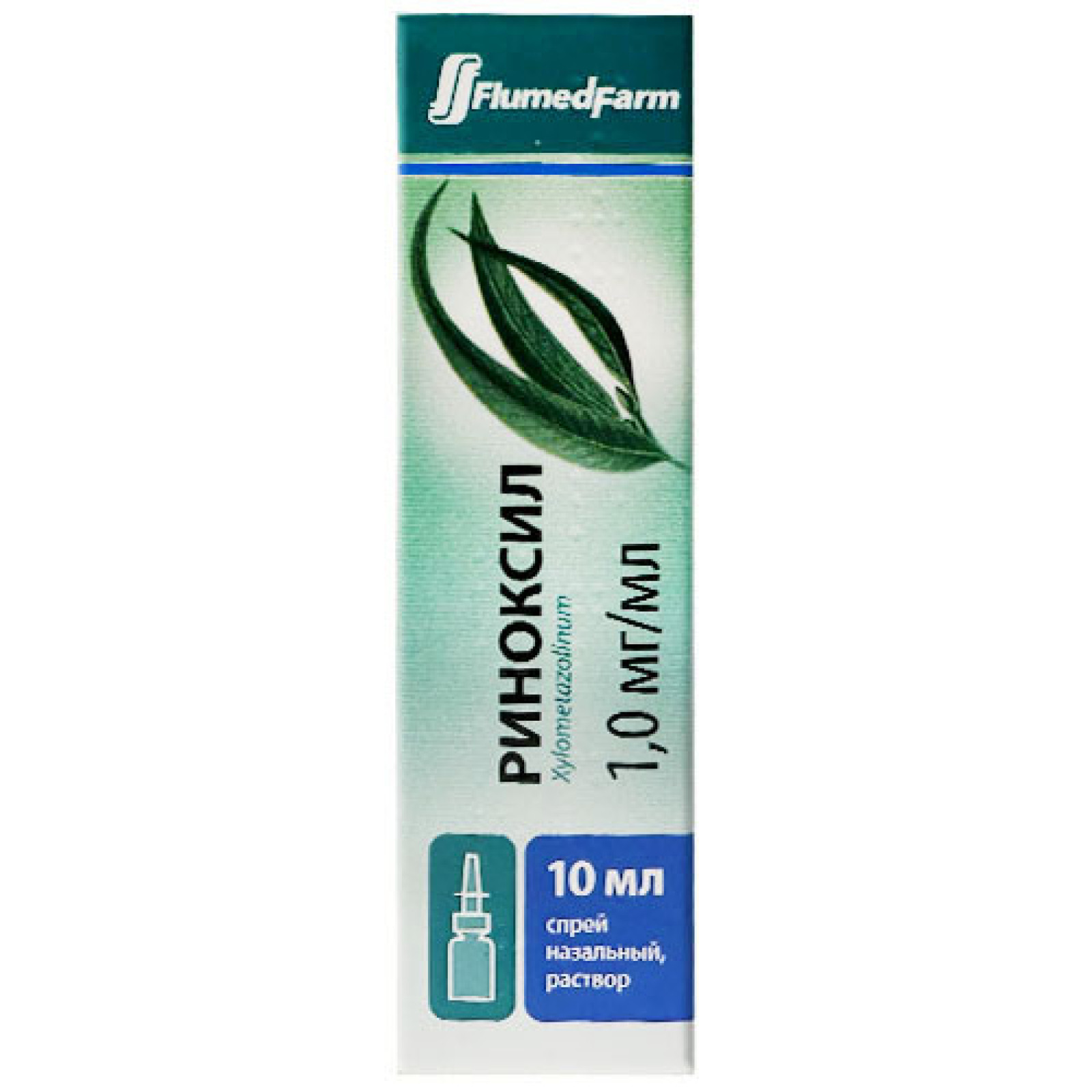 Назальний спрей Ріноксил 0.01% 10 мл/0.33 Fl Oz