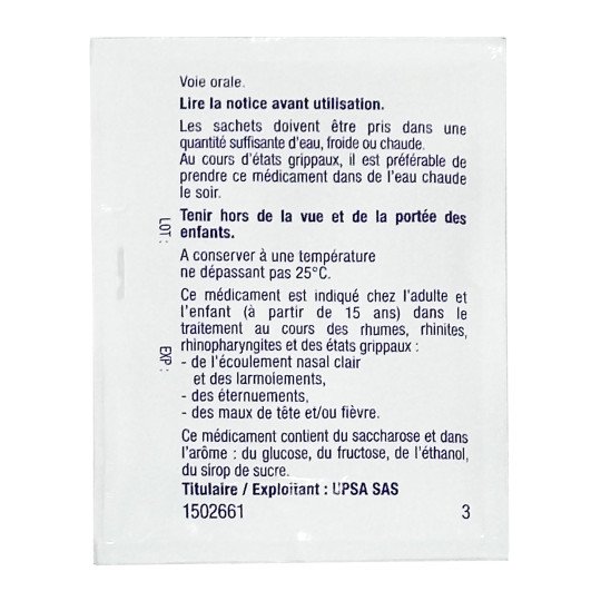 Fervex for Adults (8 sachets) - Lemon Flavor - UPSA Fervex for Adults (8 sachets) - Lemon Flavor - UPSA
