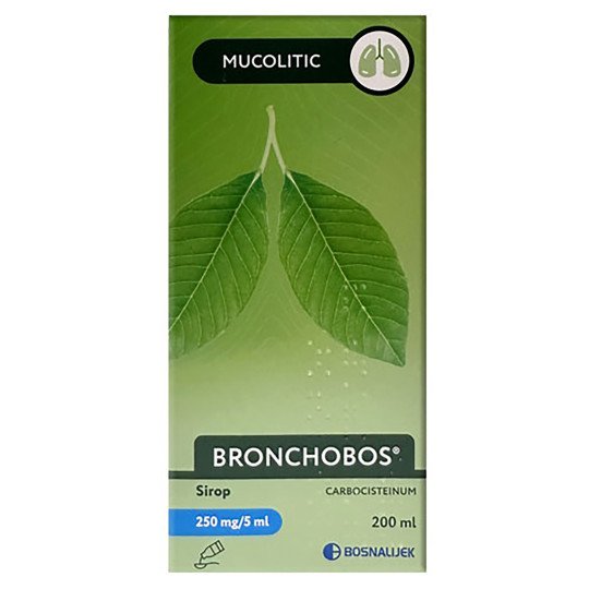 Сироп Бронхобос 250mg/5ml 200ml/6.8 Fl Oz