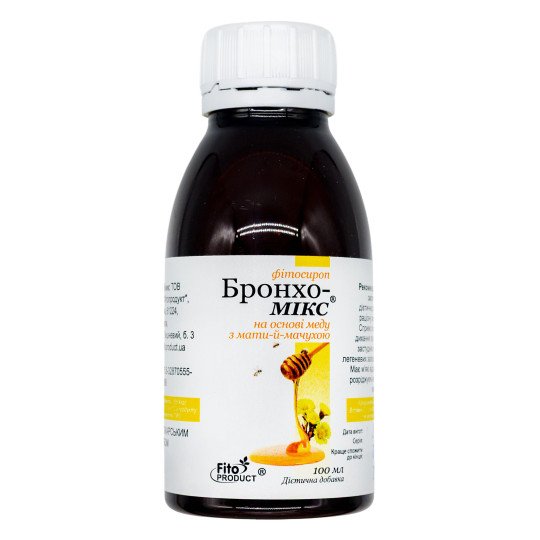 Broncho-Mix Cough Syrup with Honey and Coltsfoot Extracts 100ml/3.4 Fl Oz Broncho-Mix Cough Syrup with Honey and Coltsfoot Extracts 100ml/3.4 Fl Oz