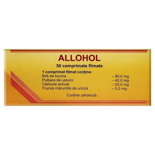 Allochol (Allohol) 50 tablets