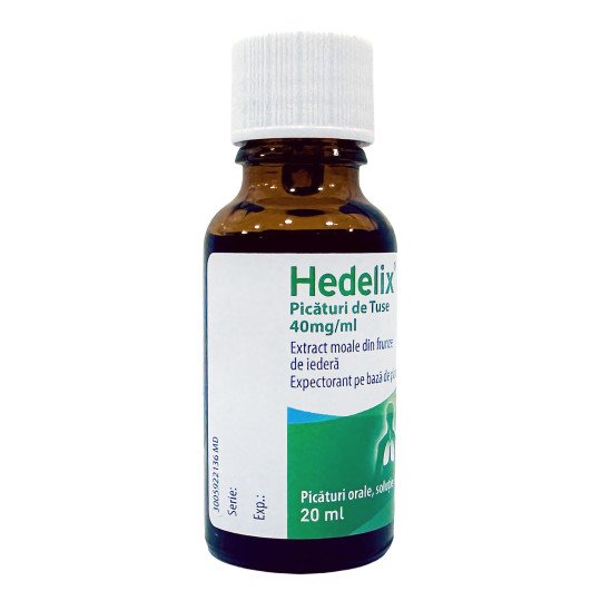 Hedelix з екстрактом плюща, розчин для прийому всередину 20 мл/0,7 fl oz