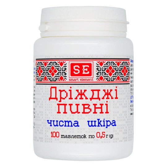 Brewer's Yeast with Vitamin E, B-Complex, Zinc, Calcium and Biotin for Clear Skin (100 tablets)