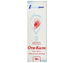 Оти-калм Капли Ушные 16г
