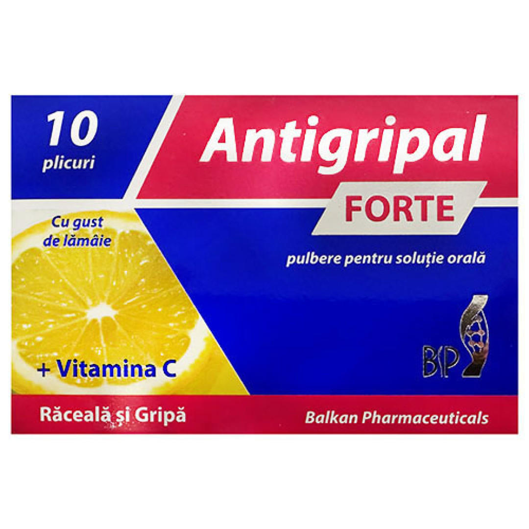 Антигрипал FORTE (10 пакетиків) - Лимонний смак