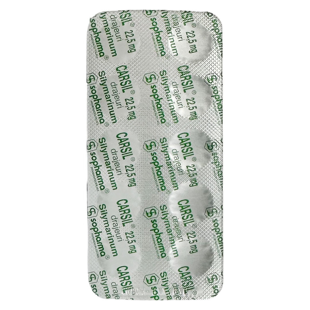 Карсил 22.5mg (80 pills) - Екстракт силімарину