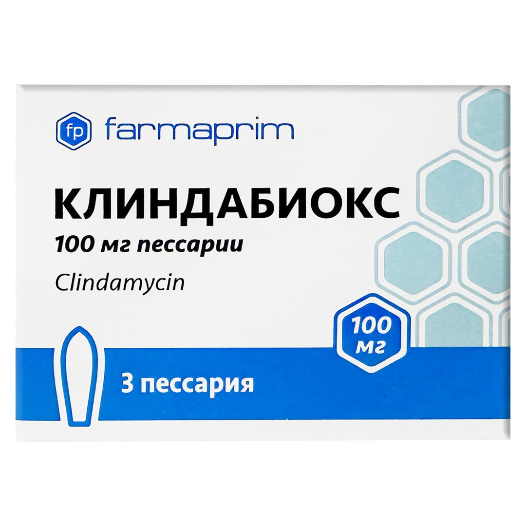 Кліндабіокс, вагінальні супозиторії (3 шт.)