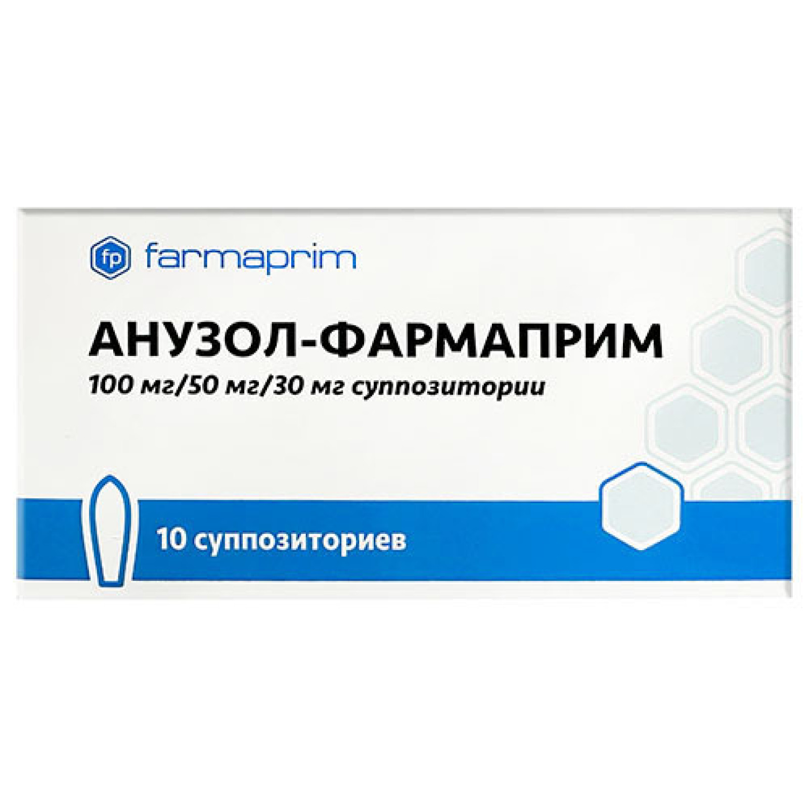 Супозиторії Анузол (10 Count)