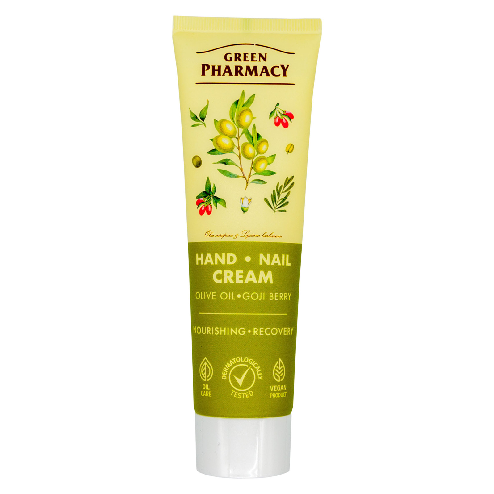 Green Pharmacy - Крем для рук з оливковою олією та годжі 100ml/3.4 Fl Oz