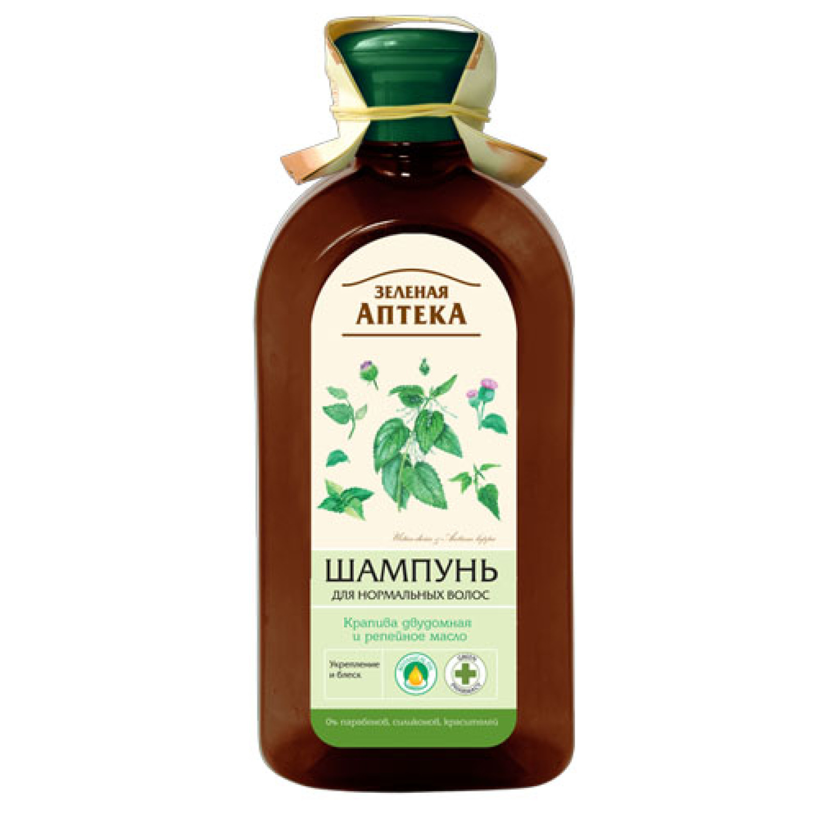 Green Pharmacy - Шампунь з кропивою та олією лопуха для нормального волосся 350ml/11.8 Fl Oz