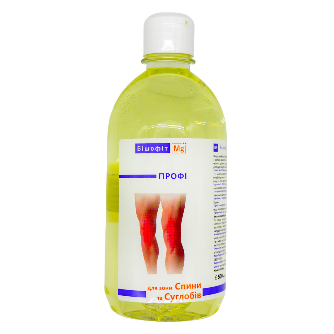 Концентрат Bischofite Profi з хлоридом магнію, оліями евкаліпта та м’яти 500ml/16.9 Fl Oz